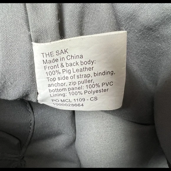 The Sak Metallic Gold-Silver Pig Leather Shoulder Bag - Picture 7 of 10